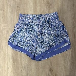 Athleta high rise mesh racer, run 3 inch short